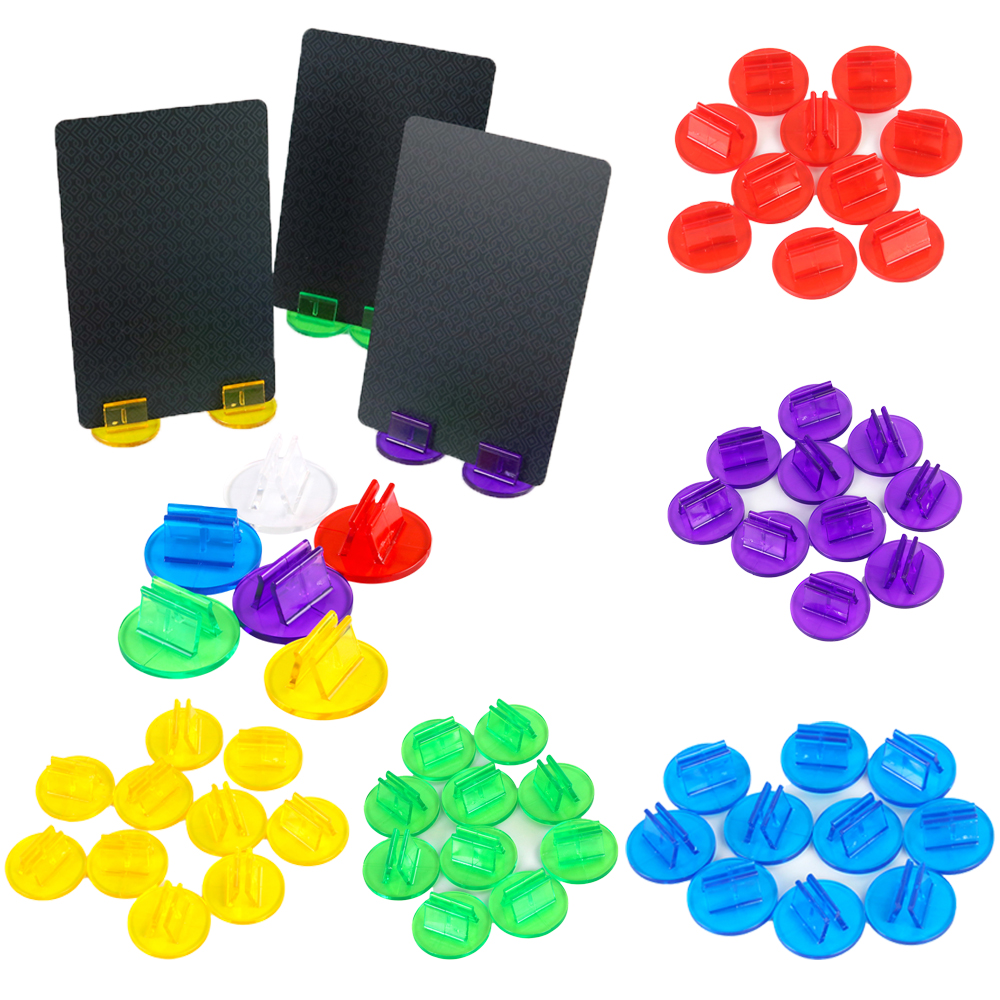 50pcs Card Holder Translucent  - Board Game With Chips 리뷰 및 가격