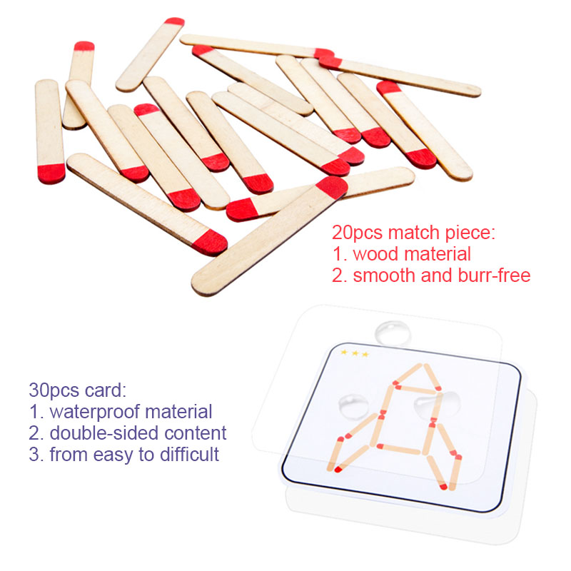 Montessori Matches Puzzles Gam - Board Game Fun 리뷰 및 가격