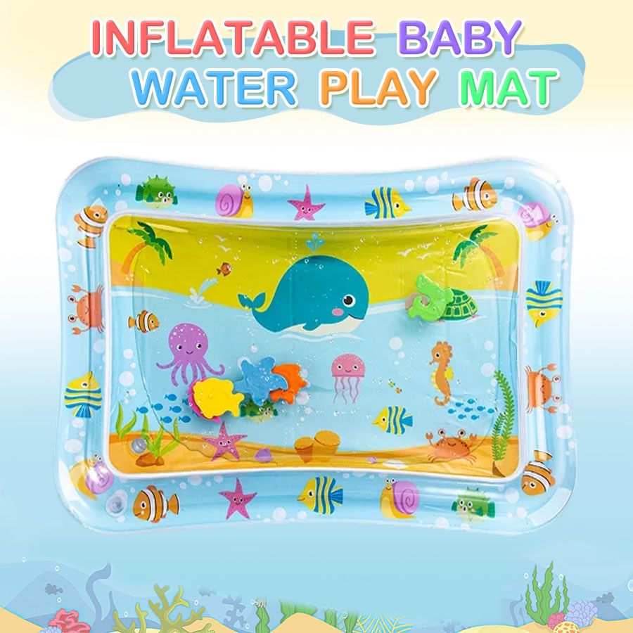 Baby Water Play Mat Inflatable - Play Mat Neoprene 리뷰 및 가격