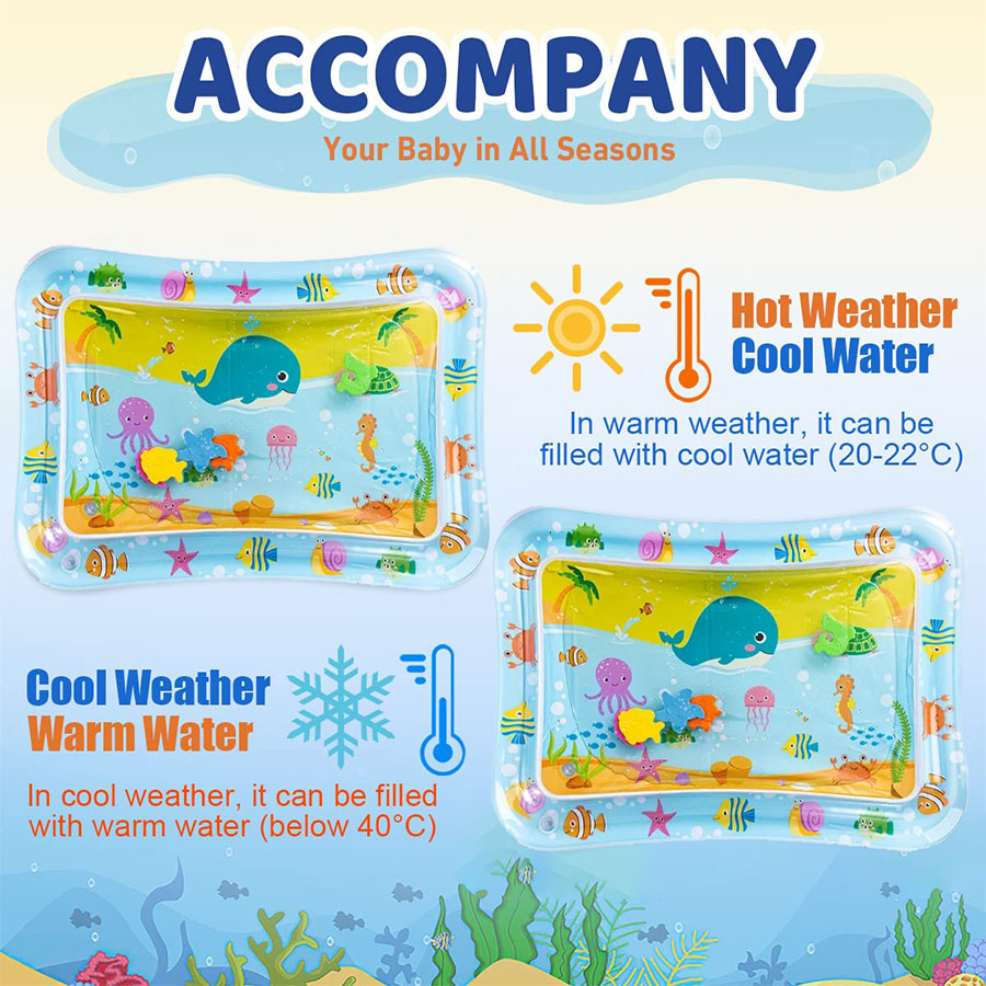 Baby Water Play Mat Inflatable - Play Mat Neoprene 리뷰 및 가격