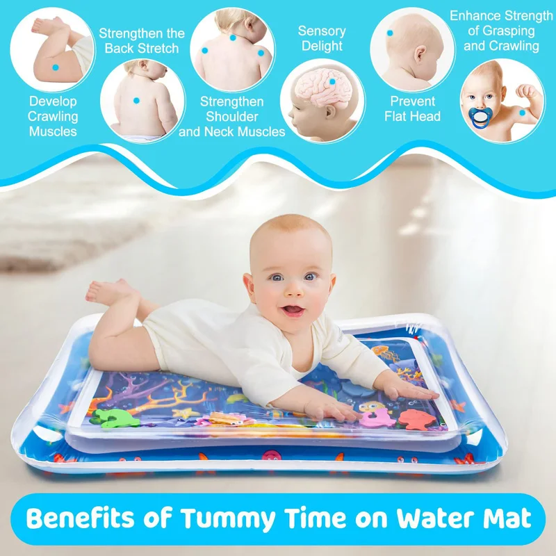 Baby Water Play Mat Inflatable - Play Mat Neoprene 리뷰 및 가격