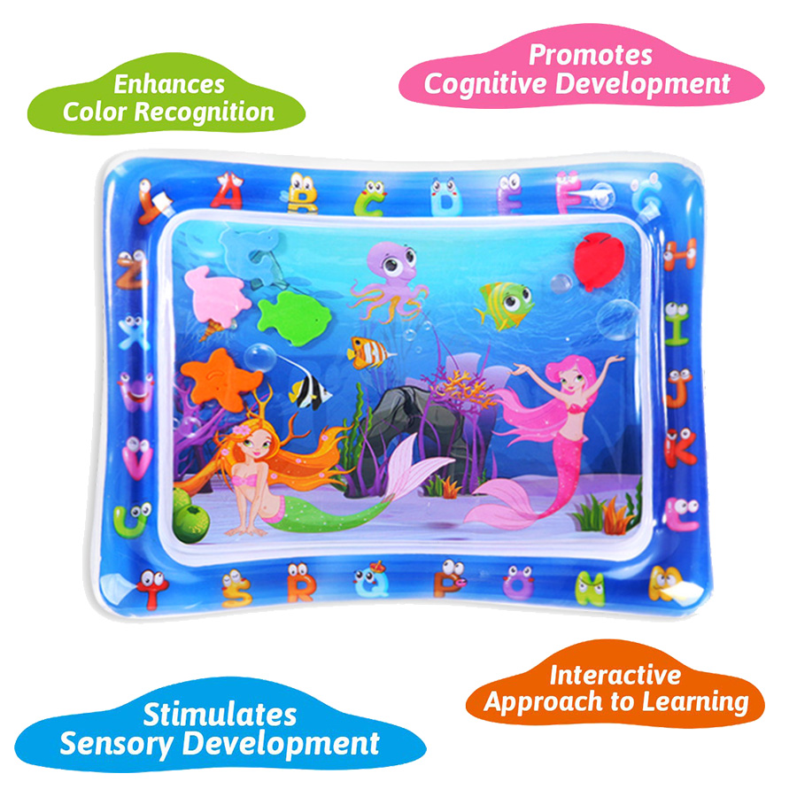 Baby Water Play Mat Inflatable - Play Mat Neoprene 리뷰 및 가격