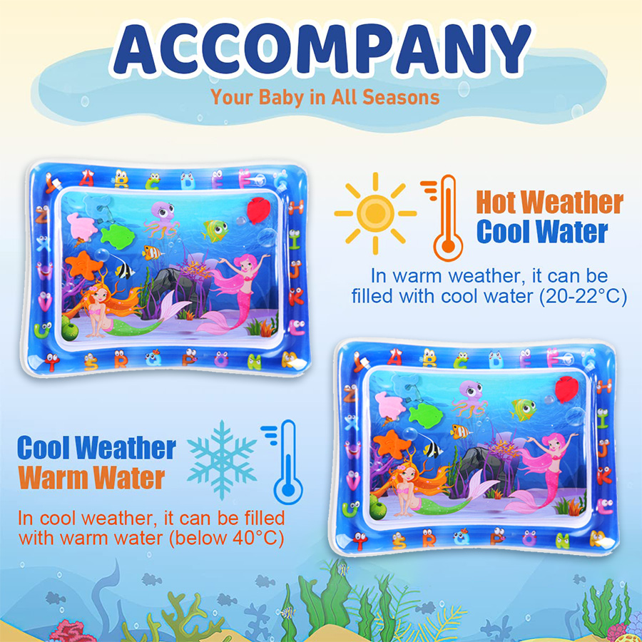 Baby Water Play Mat Inflatable - Play Mat Neoprene 리뷰 및 가격