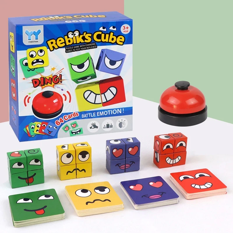 Face Change Cube Emoticon Buil - Board Game Roleplay 리뷰 및 가격