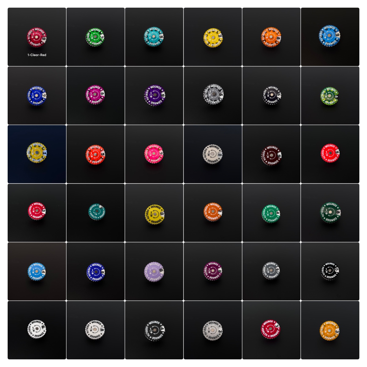 25x25x6mm Wound Tracker Table  - Board Game Path 리뷰 및 가격