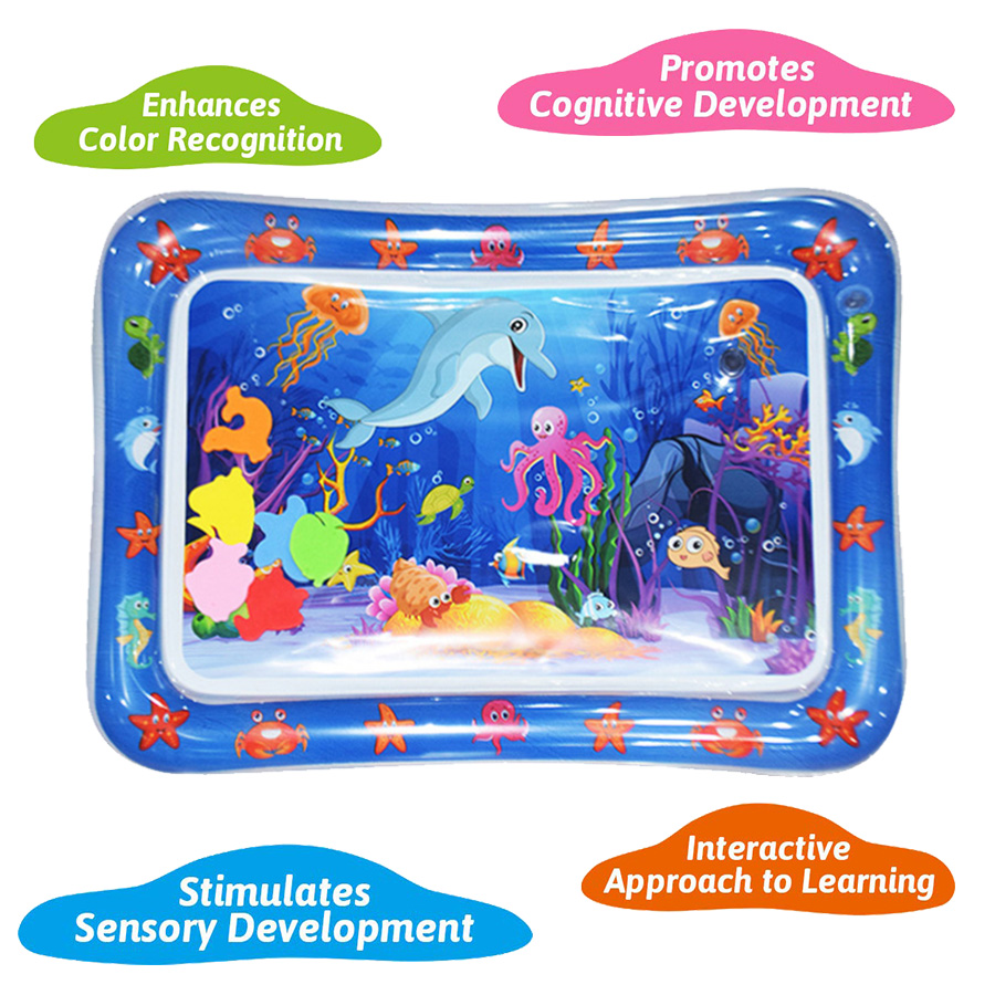 Baby Water Play Mat Inflatable - Play Mat Neoprene 리뷰 및 가격