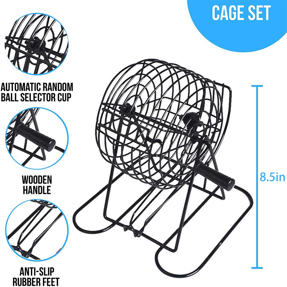 Bingo Supplies Set Metal Cage  - Board Game Night 리뷰 및 가격