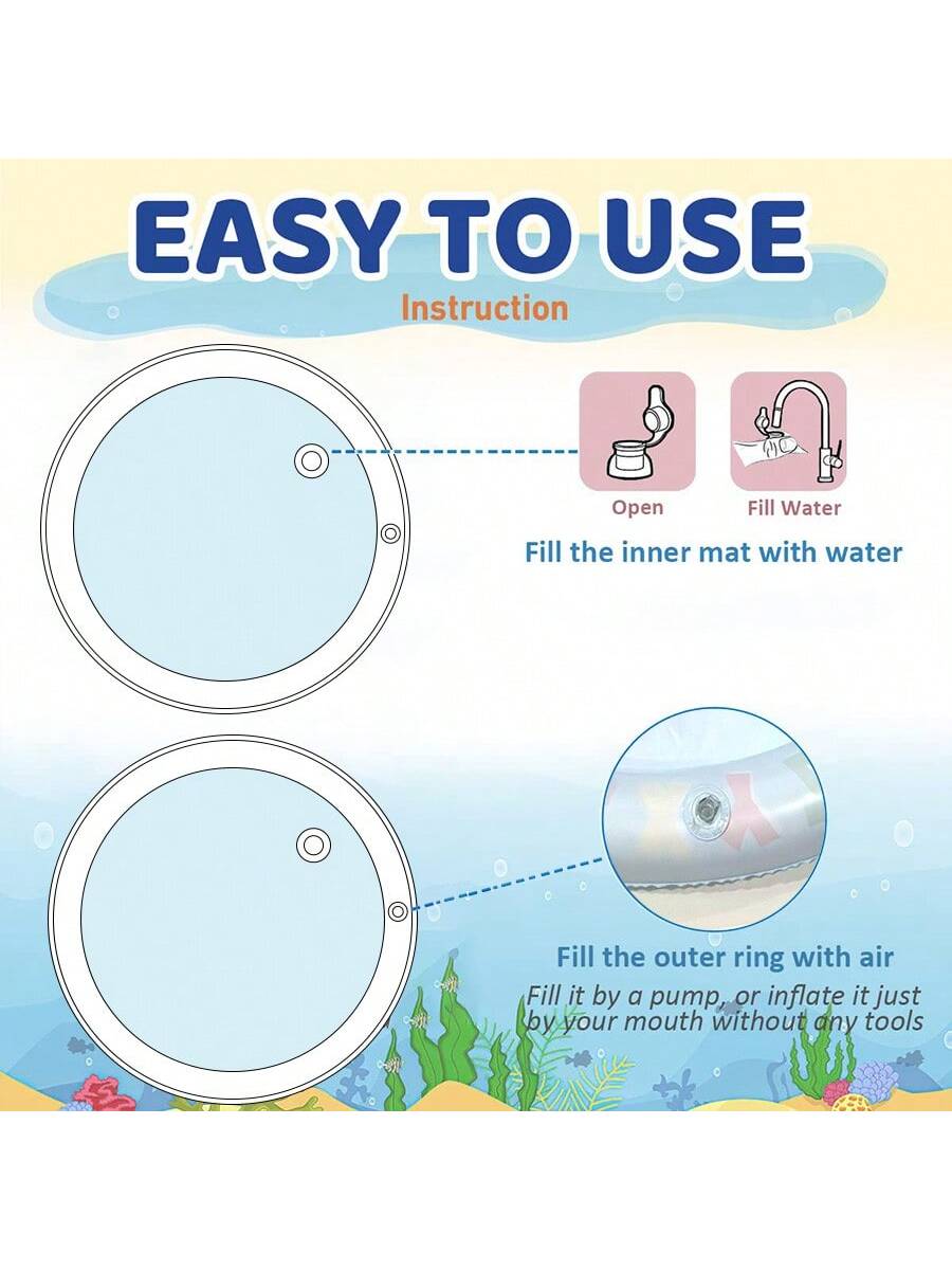 Baby Water Play Mat Inflatable - Play Mat Neoprene 리뷰 및 가격