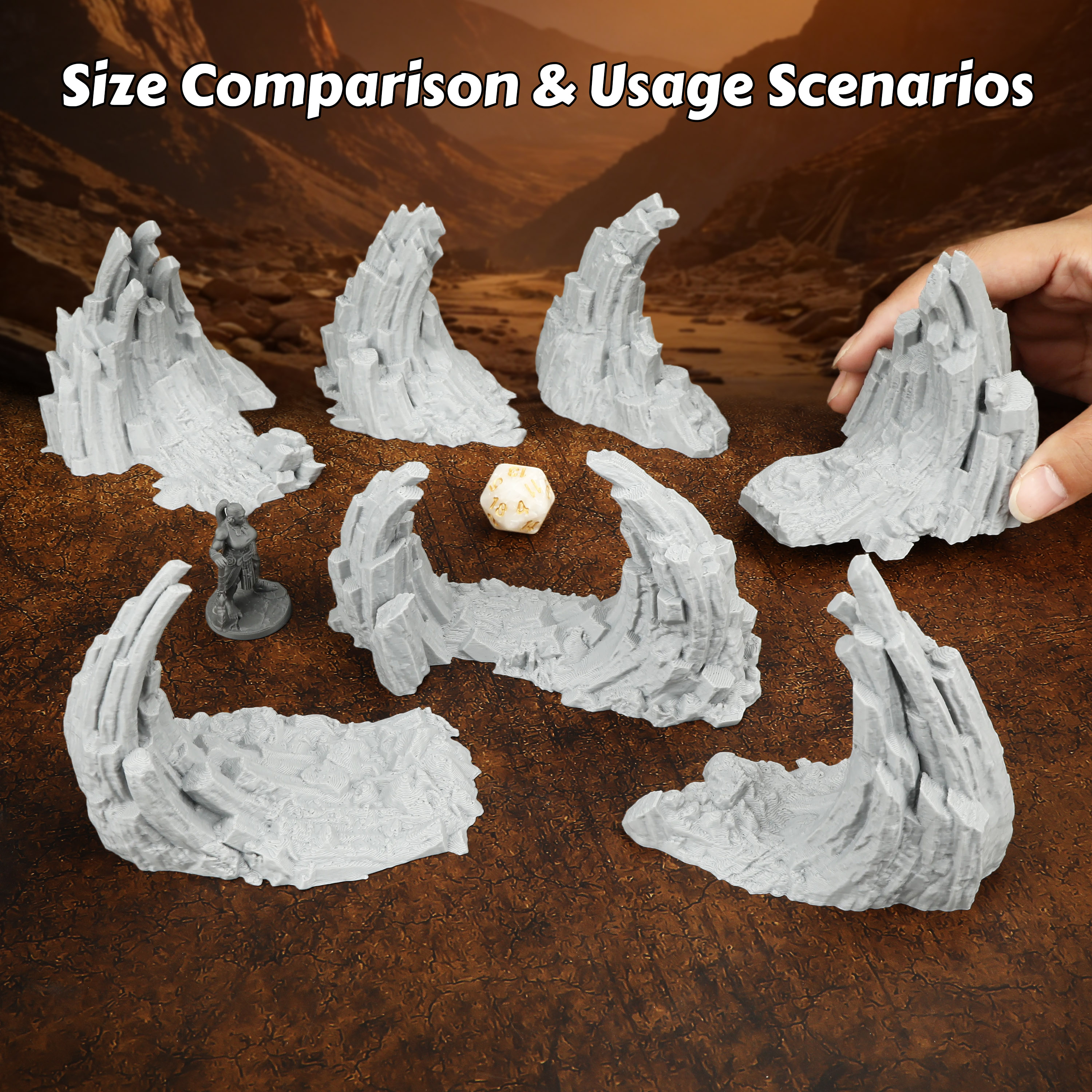 TRPG Rocky Terrain Miniature - - Board Game Dune 리뷰 및 가격