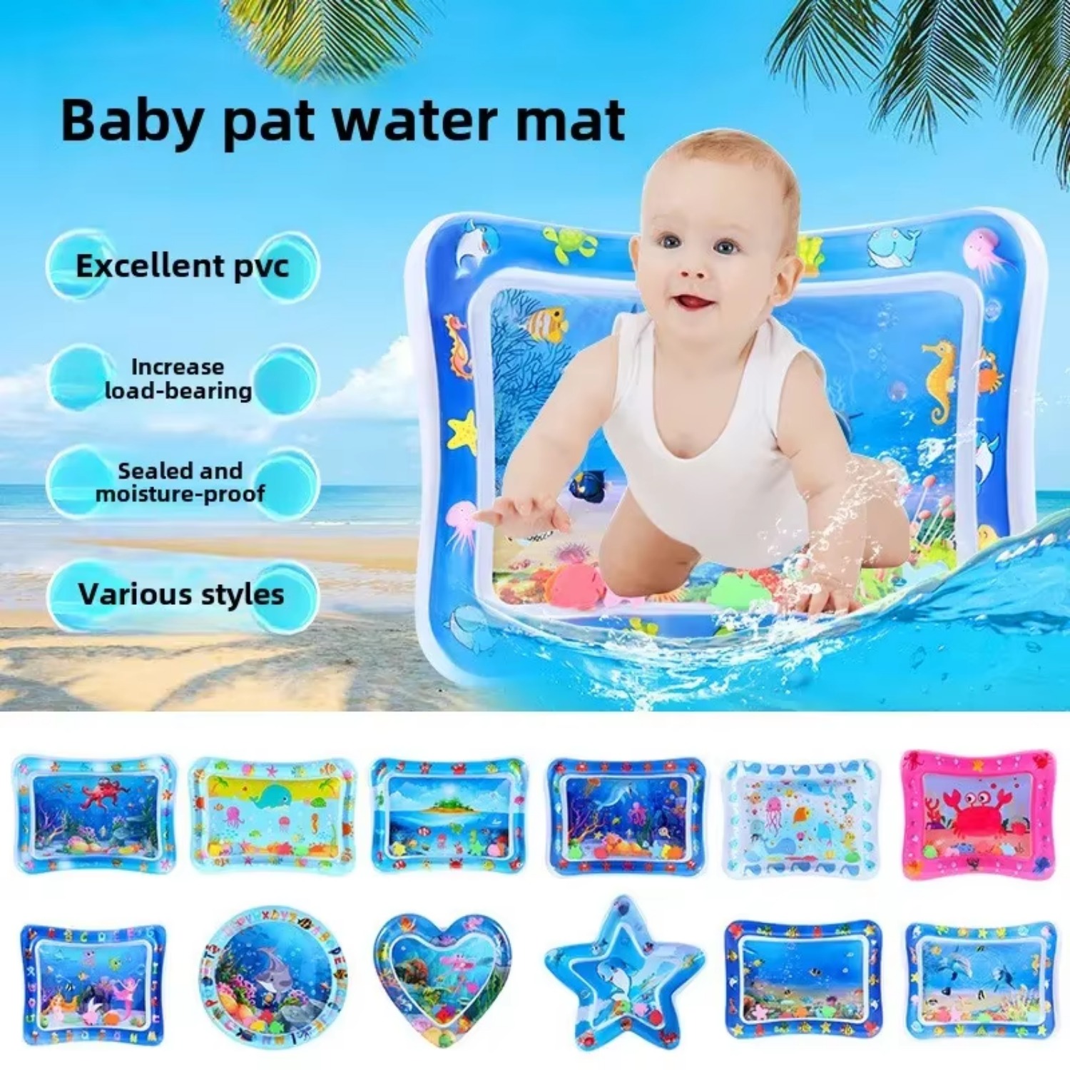 Large Baby Play Mat Summer Inf - Play Mat Neoprene 리뷰 및 가격